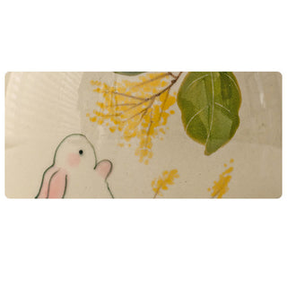 Buddha Gift Hand Painted Small Osmanthus Rabbit Ceramic Teacup Kung Fu Tea Cup 40ml