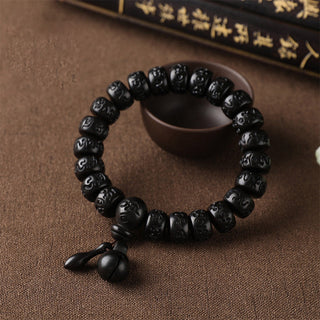 Buddha Gift Tibetan Lightning Strike Wood Protection Bracelet