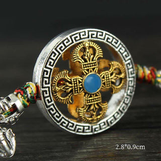 Buddha Gift Tibet Om Mani Padme Hum Vajra Dorje Spiritual Car Hanging Decoration