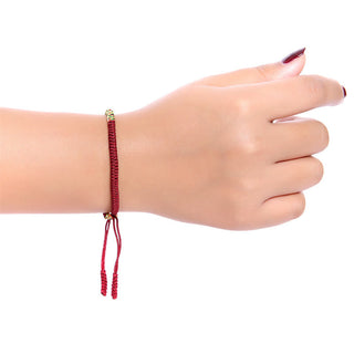 Buddha Gift Tibetan Handmade Multicolor King Kong Knot Luck Strength Braided Bracelet