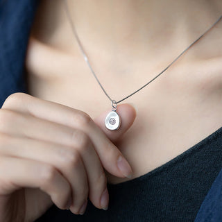 Buddha Gift 999 Sterling Silver Peace And Joy Fu Character Luck Fortune 925 Sterling Silver Chain Necklace Pendant