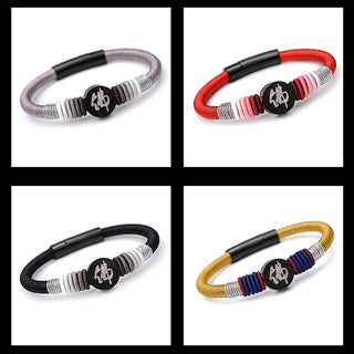 Buddha Gift Buddha Character Ebony Handcrafted Rope Bracelet