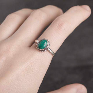 Buddha Gift 925 Sterling Silver Turquoise Wisdom Love Ring