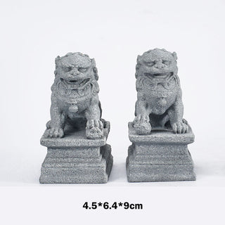 Buddha Gift Lion Fu Foo Dogs Elephant Ward Off Evil Blessing Home Decoration