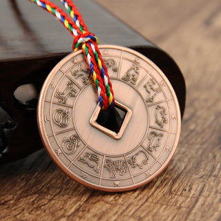 Buddha Gift Taoism Yin Yang Symbol Protection Pendant Decoration Amulet