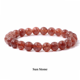 Buddha Gift Natural Stone Quartz Healing Beads Bracelet