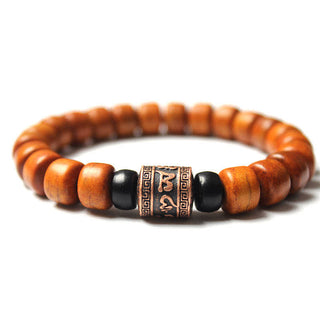 Buddha Gift Tibetan Bone Beads Om Mani Padme Hum Strength Bracelet