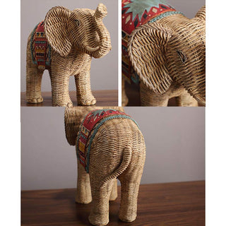 Buddha Gift Elephant Resin Wisdom Wealth Home Decoration