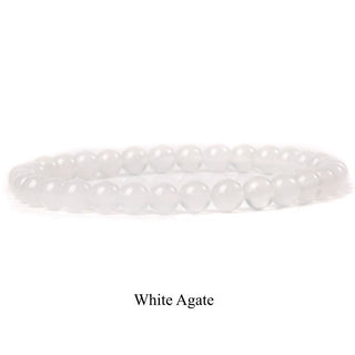 Buddha Gift Natural Stone Quartz Healing Beads Bracelet