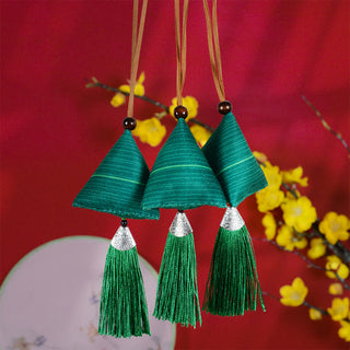 Buddha Gift Dragon Boat Festival Zongzi Pattern Sachet Protection Tassel Hanging Decoration