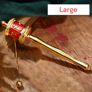 Buddha Gift Tibetan Prayer Wheel Six True Words Blessing Meditation Decoration
