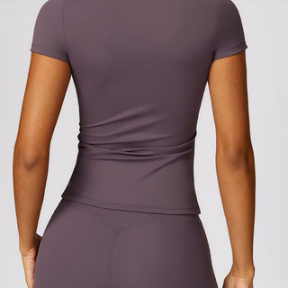 Buddha Gift Women Short Sleeve T-Shirt Top High Waist Leggings Pants For Sports Yoga