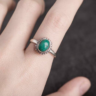 Buddha Gift 925 Sterling Silver Turquoise Wisdom Love Ring