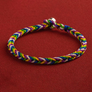 Buddha Gift "May everything go your way" Lucky Multicolored Bracelet