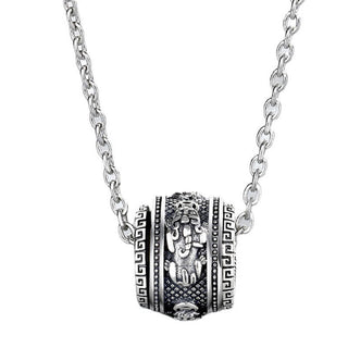Buddha Gift PiXiu Luck Wealth Rotatable Necklace Pendant