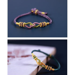 Buddha Gift Handmade Knotting Faith Strength Braid String Bracelet