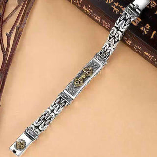 Buddha Gift Vajra Dorje Twisted Braided Pattern Copper Balance Bracelet