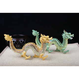 Buddha Gift Handmade Feng Shui Dragon Luck Success Home Decoration