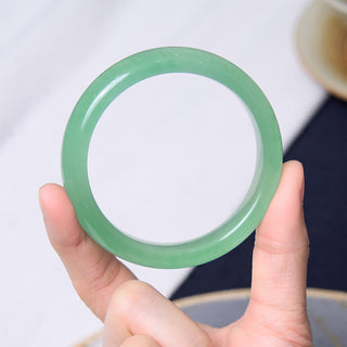 Buddha Gift Promote New Beginnings Mint Green Jade Bracelet Bangle Bundle