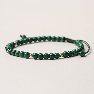 Buddha Gift Natural Malachite Protection Calmness String Bracelet