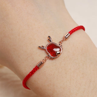 ❗❗❗A Flash Sale- Buddha Gift 925 Sterling Silver Year of the Dragon Natural Red Agate Dragon Attract Fortune Fu Character Strength Bracelet Necklace Pendant Earrings