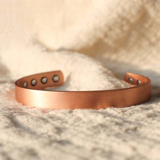 Buddha Gift Vintage Pattern Magnetic Copper Adjustable Cuff Bracelet Bangle