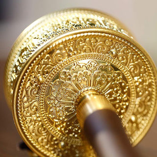 Buddha Gift Tibetan Prayer Wheel Six True Words Sandalwood Healing Decoration