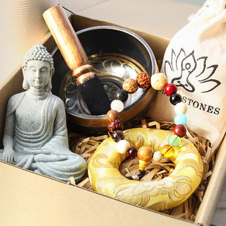 Buddha Gift Tibetan Meditation Peace Gift Bundle