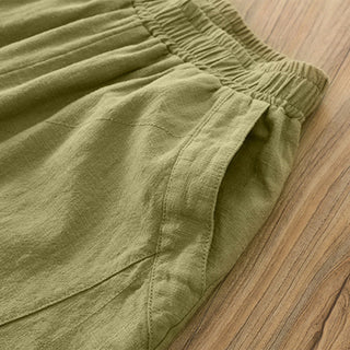 Buddha Gift Solid Color Loose Yoga Harem Pants With Pockets