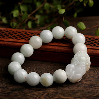 Buddha Gift Fengshui Wealth Prosperity Jade PiXiu Luck Bracelet