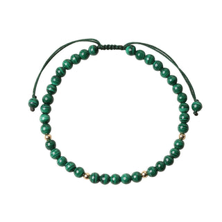 Buddha Gift Natural Malachite Protection Calmness String Bracelet
