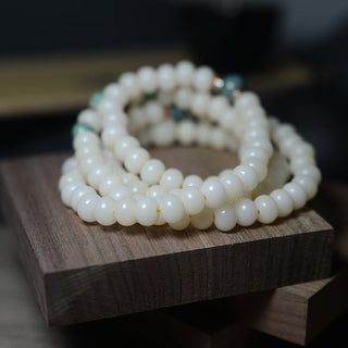 Buddha Gift 108 Mala Beads Bodhi Seed Keep Away Evil Spirits Calm Bracelet