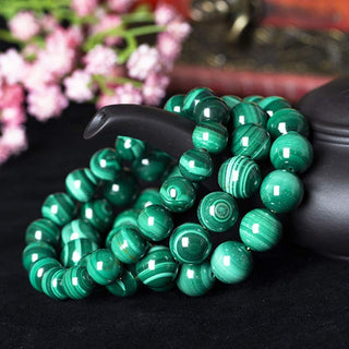 Buddha Gift Natural Malachite Protection Calmness Bracelet