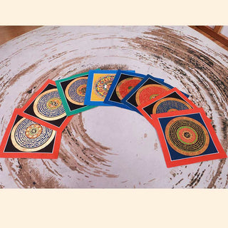 Buddha Gift Tibetan Handmade Thangka Painting Blessing Thangka Blind Box Random Color Pattern