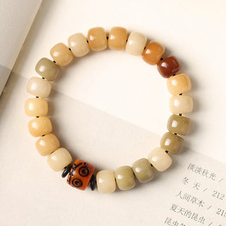 Buddha Gift Natural Bodhi Seed The Lord of the Corpse Forest Om Mani Padme Hum Wisdom Bracelet