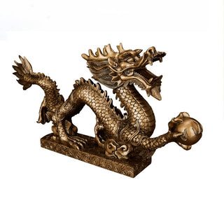 Buddha Gift Feng Shui Dragon Auspicious Cloud Wealth Luck Decoration