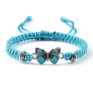 Buddha Gift Butterfly Freedom Love String Charm Bracelet