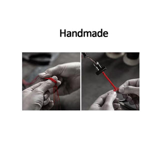 Buddha Gift 925 Sterling Silver Fu Character Blessing Handmade Braided Bracelet