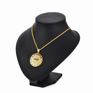 Buddha Gift Eye of Horus Protection Necklace Pendant