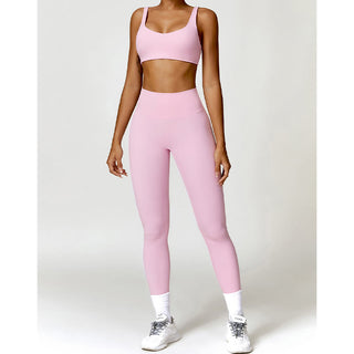 Buddha Gift Gym Sports Yoga Backless Bra Crop Tank Top Shorts