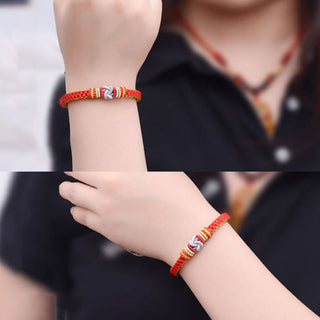 Buddha Gift Colorful Rope True Love Knot Luck Handmade Bracelet