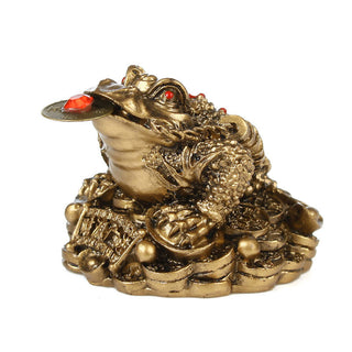 Buddha Gift FengShui Wealth Lucky Frog Decoration