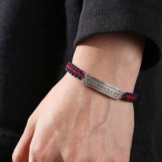 Buddha Gift 925 Sterling Silver Peace Amulet Protection Bracelet