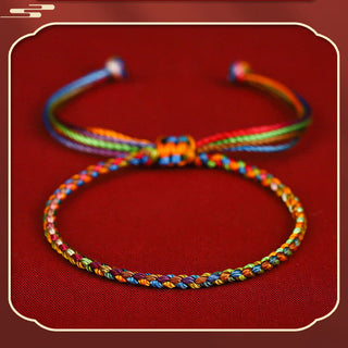 Buddha Gift "May all your wishes come true" Lucky Multicolored Bracelet