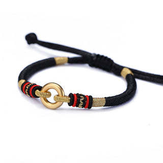 Buddha Gift FengShui Lucky Red String Couple Bracelet