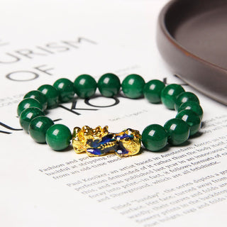 Buddha Gift Pixiu Jade Abundance Protection Bracelet