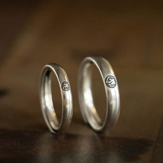 Buddha Gift 925 Sterling Silver Chinese Zodiac Natal Buddha Blessing Couple Ring