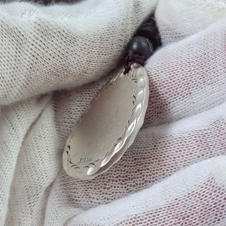 Buddha Gift Vintage 999 Sterling Silver Yin Yang Bagua Water Drop Design Balance Harmony Necklace Pendant