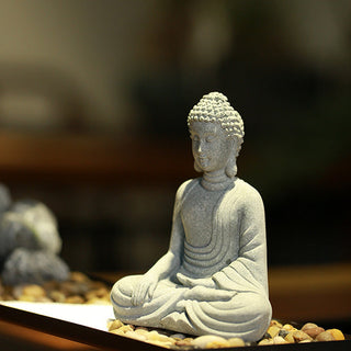 Buddha Gift Sitting Meditation Buddha Blessing Compassion Decoration