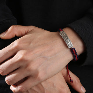 Buddha Gift 925 Sterling Silver Peace Amulet Protection Bracelet